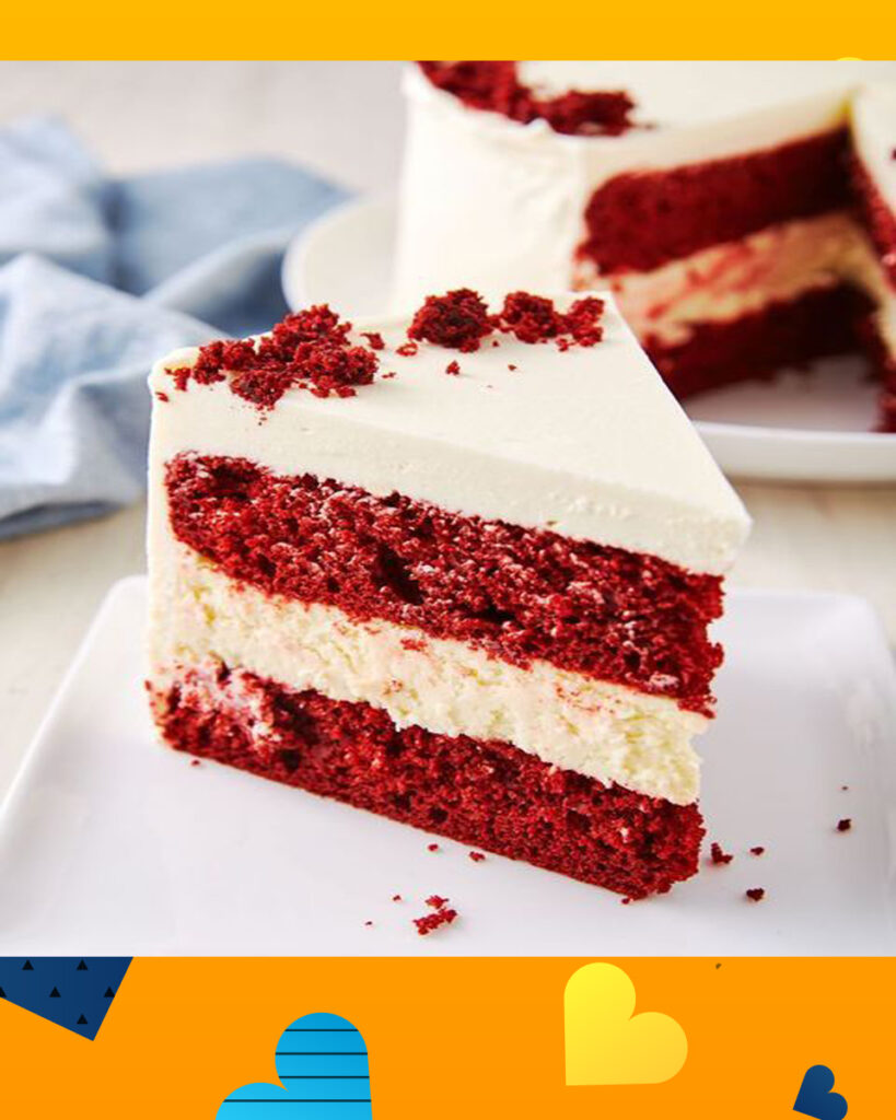 Red Velvet Cheesecake Cake 
